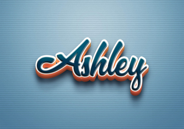 Free photo of Cursive Name DP: Ashley