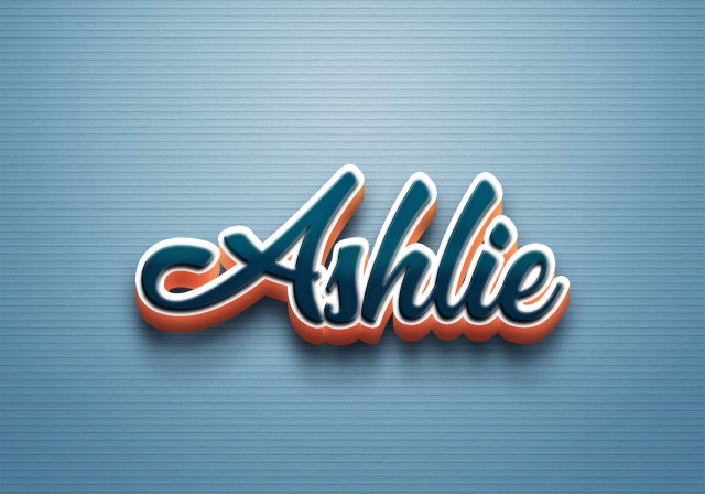 Free photo of Cursive Name DP: Ashlie