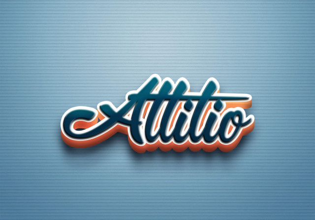 Free photo of Cursive Name DP: Attilio