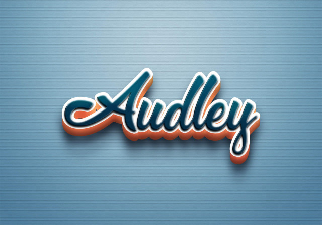 Free photo of Cursive Name DP: Audley