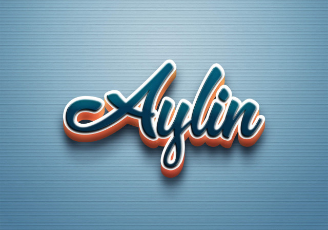 Free photo of Cursive Name DP: Aylin