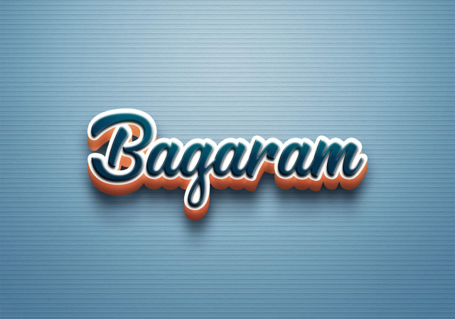 Free photo of Cursive Name DP: Bagaram