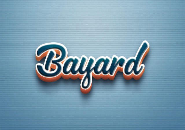 Free photo of Cursive Name DP: Bayard