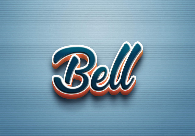 Free photo of Cursive Name DP: Bell