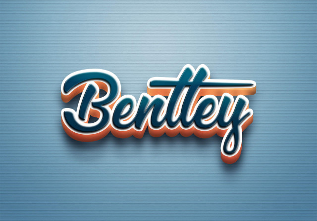 Free photo of Cursive Name DP: Bentley