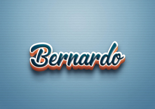 Free photo of Cursive Name DP: Bernardo