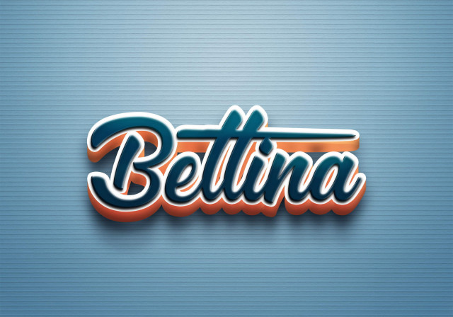 Free photo of Cursive Name DP: Bettina