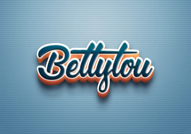 Free photo of Cursive Name DP: Bettylou