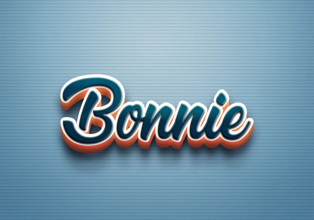 Free photo of Cursive Name DP: Bonnie