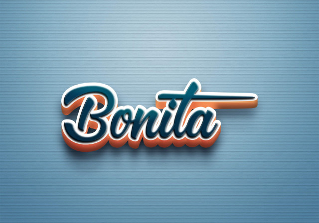 Free photo of Cursive Name DP: Bonita