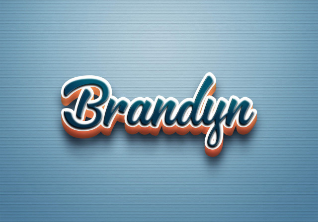 Free photo of Cursive Name DP: Brandyn