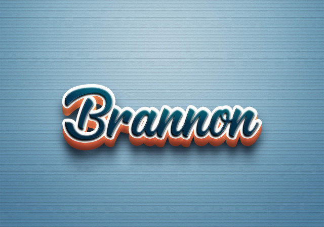 Free photo of Cursive Name DP: Brannon