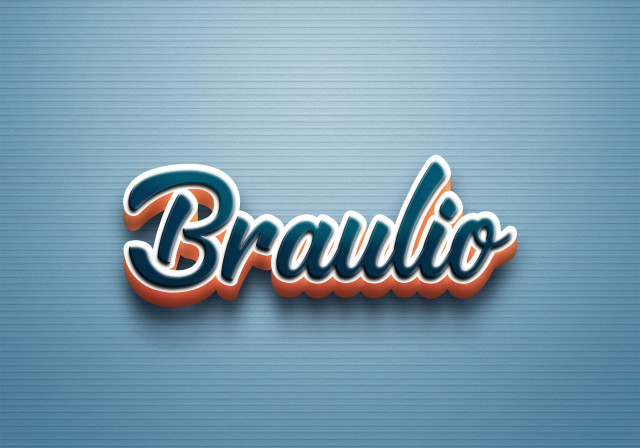Free photo of Cursive Name DP: Braulio