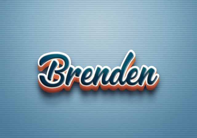 Free photo of Cursive Name DP: Brenden