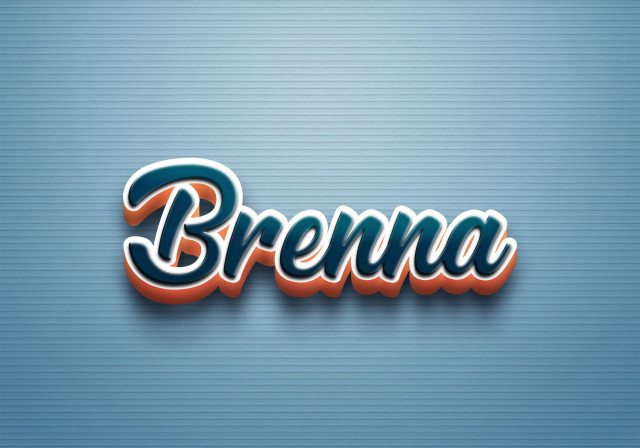 Free photo of Cursive Name DP: Brenna