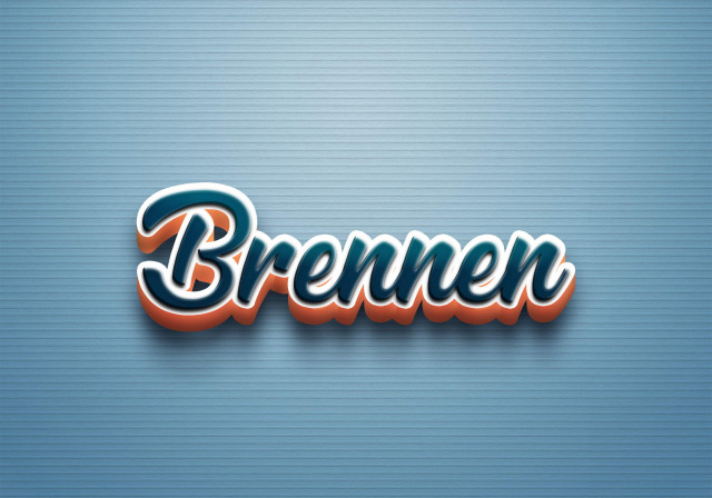 Free photo of Cursive Name DP: Brennen