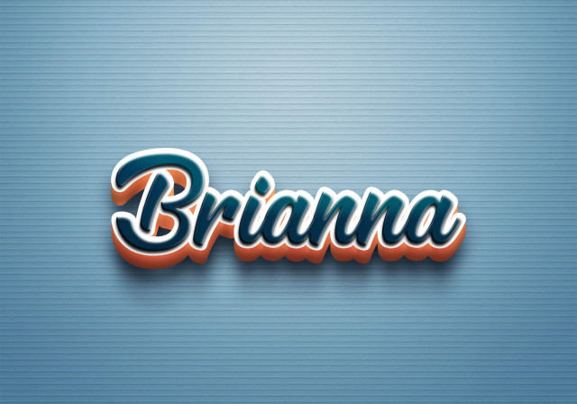 Free photo of Cursive Name DP: Brianna