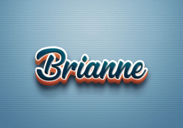 Free photo of Cursive Name DP: Brianne