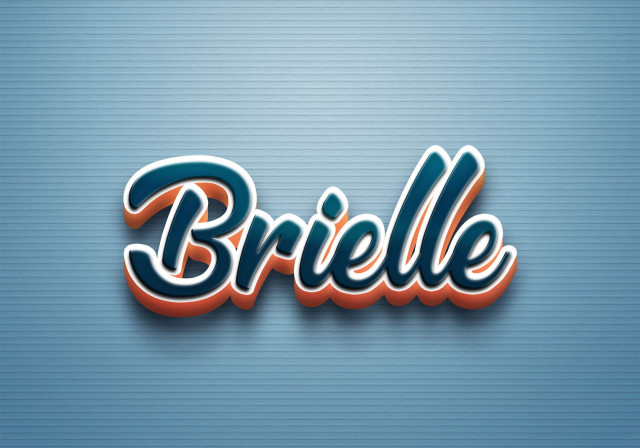 Free photo of Cursive Name DP: Brielle