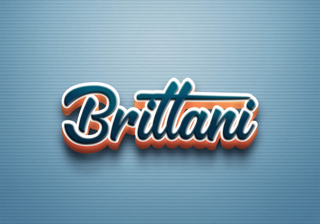 Free photo of Cursive Name DP: Brittani