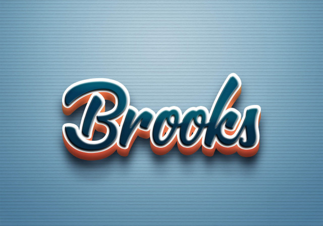 Free photo of Cursive Name DP: Brooks
