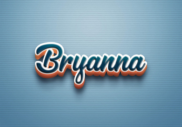 Free photo of Cursive Name DP: Bryanna