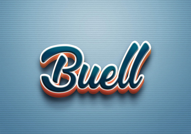 Free photo of Cursive Name DP: Buell