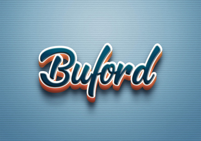 Free photo of Cursive Name DP: Buford