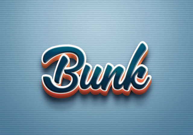 Free photo of Cursive Name DP: Bunk