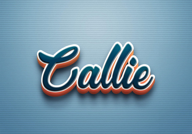 Free photo of Cursive Name DP: Callie