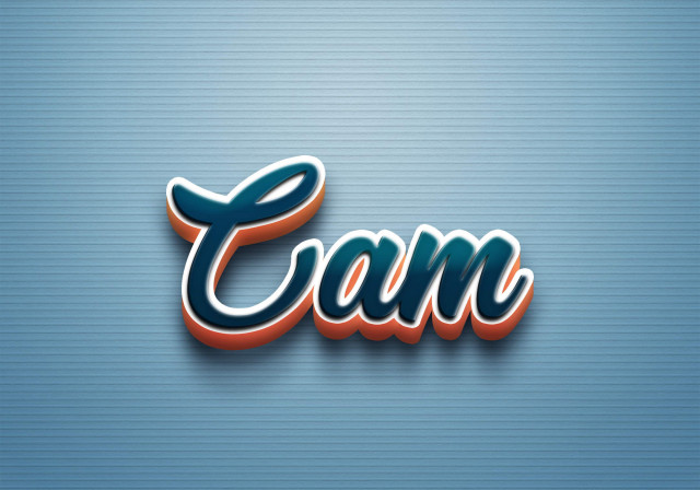 Free photo of Cursive Name DP: Cam