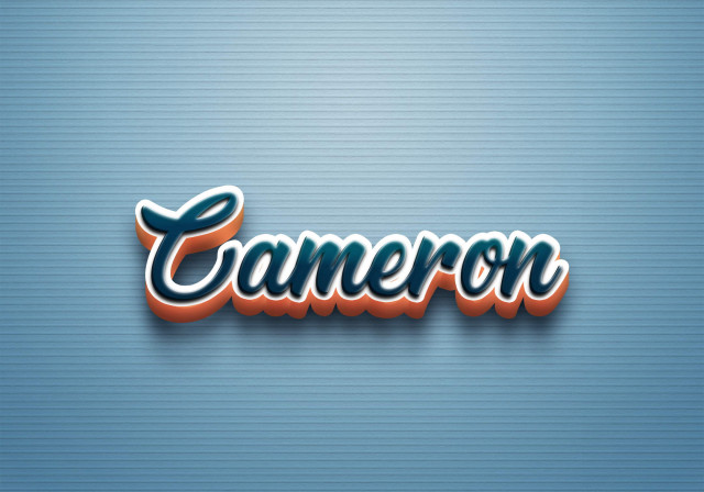 Free photo of Cursive Name DP: Cameron