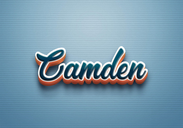 Free photo of Cursive Name DP: Camden