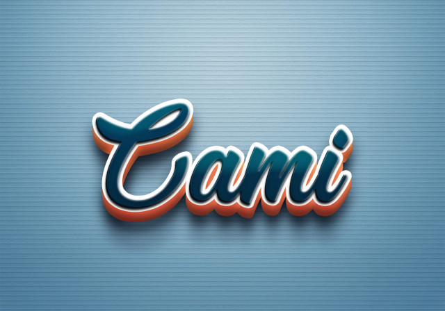 Free photo of Cursive Name DP: Cami