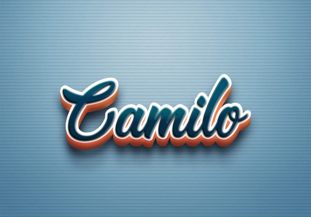 Free photo of Cursive Name DP: Camilo