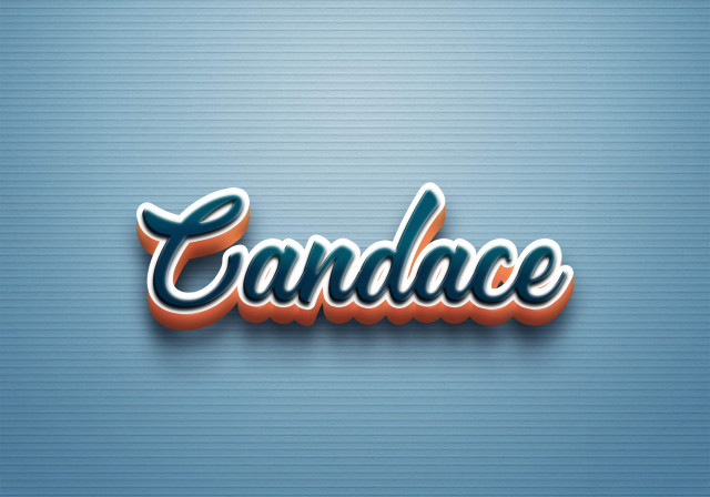 Free photo of Cursive Name DP: Candace