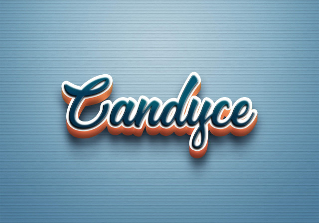 Free photo of Cursive Name DP: Candyce