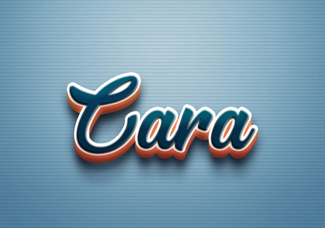 Free photo of Cursive Name DP: Cara