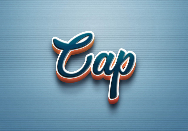 Free photo of Cursive Name DP: Cap