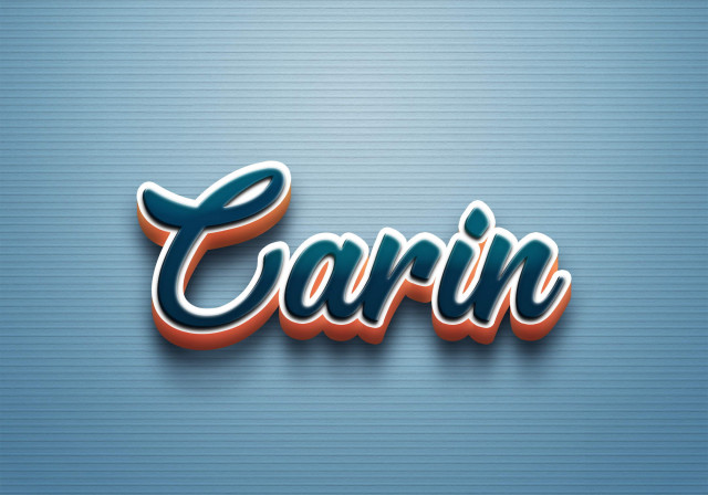 Free photo of Cursive Name DP: Carin