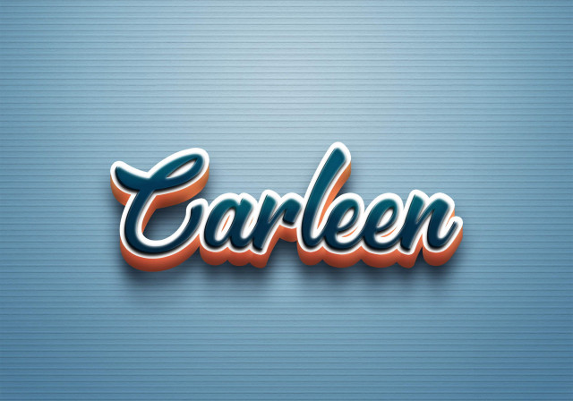 Free photo of Cursive Name DP: Carleen