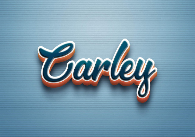 Free photo of Cursive Name DP: Carley