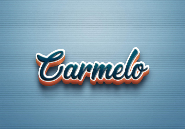 Free photo of Cursive Name DP: Carmelo