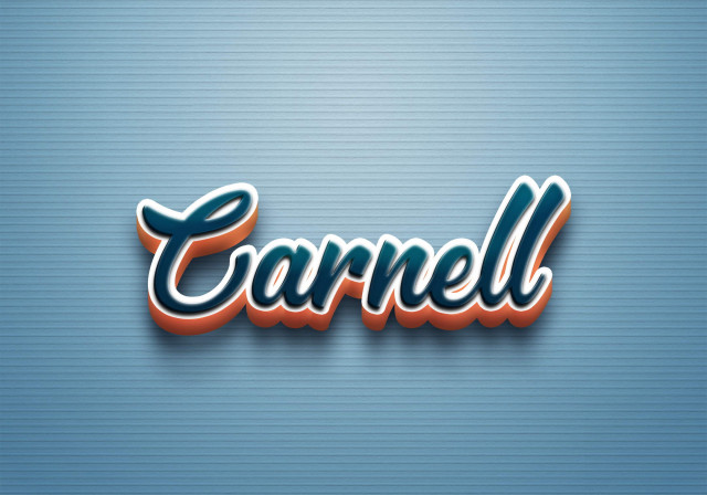 Free photo of Cursive Name DP: Carnell
