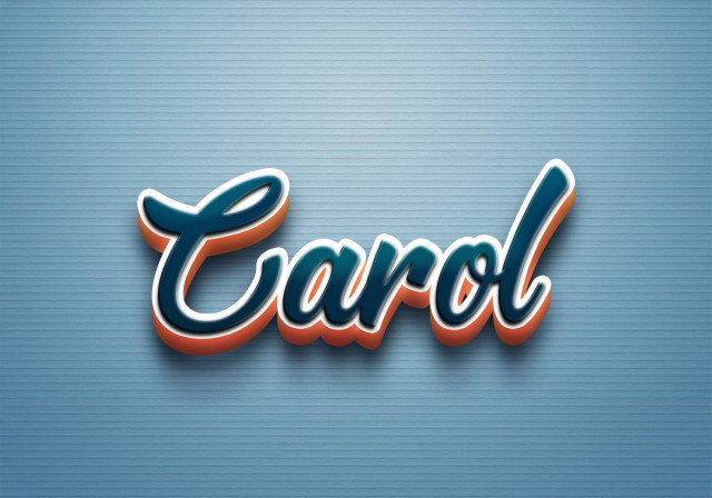 Free photo of Cursive Name DP: Carol