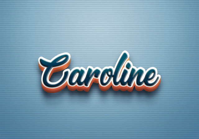 Free photo of Cursive Name DP: Caroline