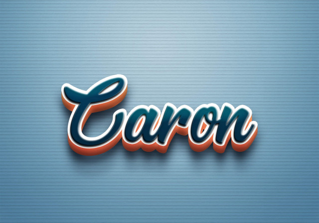 Free photo of Cursive Name DP: Caron