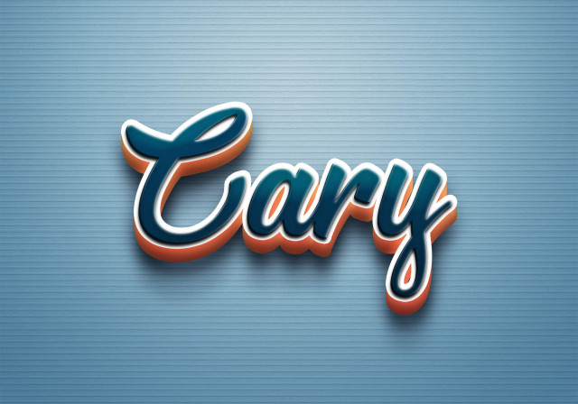 Free photo of Cursive Name DP: Cary