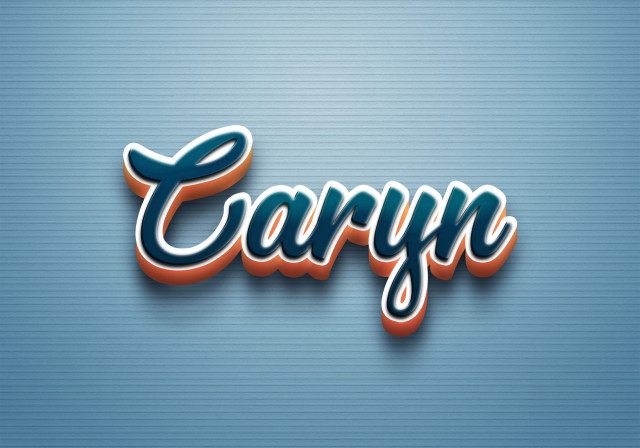 Free photo of Cursive Name DP: Caryn
