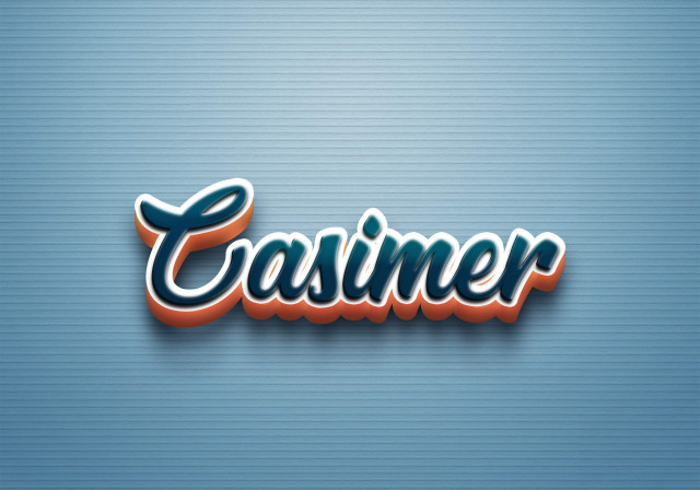 Free photo of Cursive Name DP: Casimer